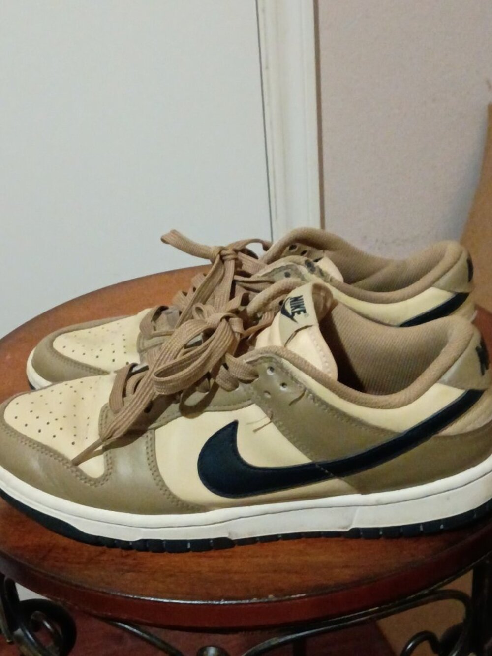 Nike Dunk Low 'Dark Driftwood' Sneakers [DD1503-200] Women's Size 8.5 - Picture 9 of 14